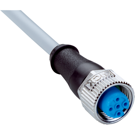 Sick YF2A14-050VB3XLEAX 2096235 ,Soket Düz M12-4pin Dişi,Kablo Pvc-5mt,Sensör Kablo