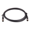 Ercontec ERF8-MSFS3C-05BPVC ,Düz M8-3pin Erkek Düz M8-3pin Dişi,Siyah Pvc-5mt,Sensör Kablo