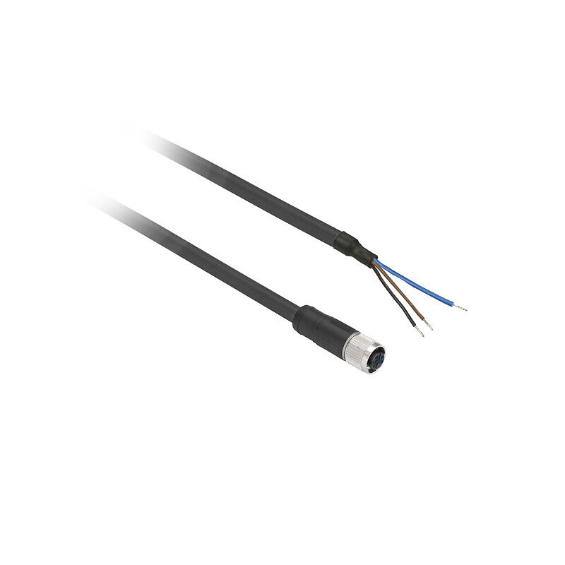 Telemecanique XZCPV0566L5 ,Soket Düz M8 3pin,3-Kablo Pvc-5mt,Sensör Kablo