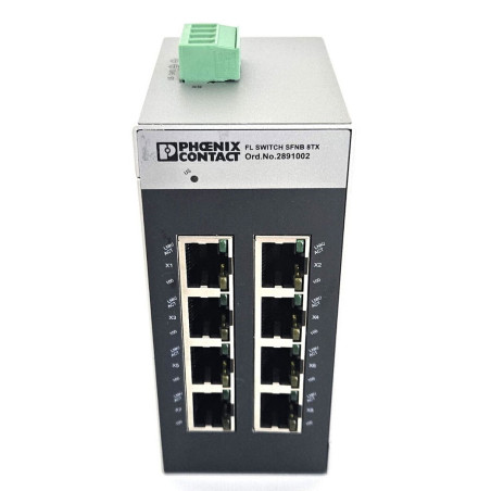 Phoenix FL-SWITCH-SFNB-8TX ,Ray Tip,Besleme 24vdc,8-Port,100-Mbit,Ethernet Hub