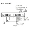Autonics MT4W-AA-4N ,Ebat 96x48mm,Besleme 110v..220vac,Ölçüm 0..5A,AC Voltmetre