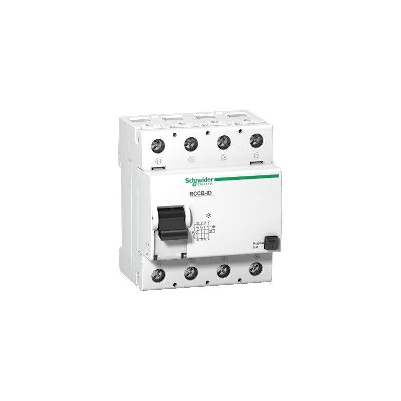 Schneider 16905 ,Acti9-FI Tip,3-Faz Nötr 4-Kutup,125 Amper 30mA 10kA,Kaçak Akım Röle