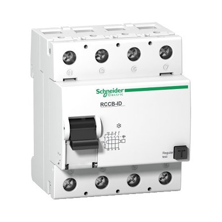 Schneider 16905 ,Acti9-FI Tip,3-Faz Nötr 4-Kutup,125 Amper 30mA 10kA,Kaçak Akım Röle