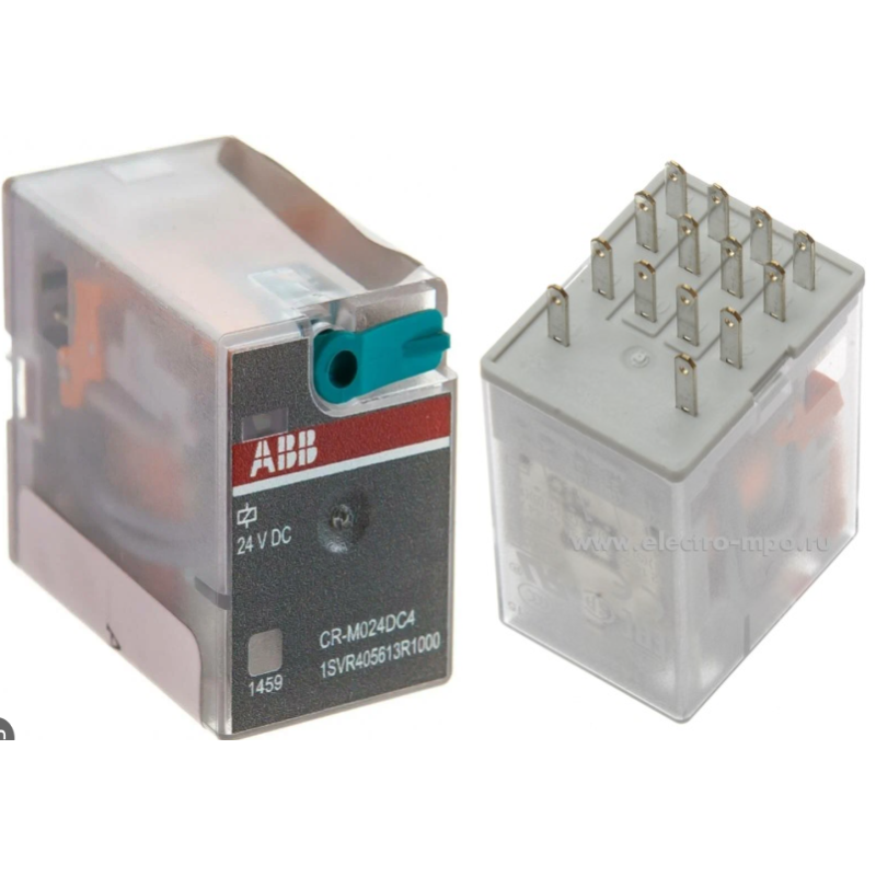 Abb CR-M024DC4 ,Bobin 24vdc,Kontak 4A4K 6 Amper,Led,Kalın-14pin,Röle