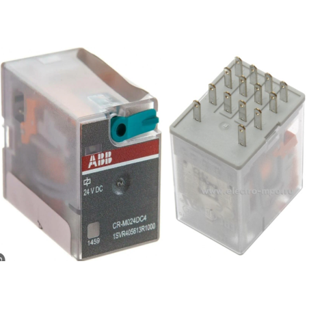 Abb CR-M024DC4 ,Bobin 24vdc,Kontak 4A4K 6 Amper,Led,Kalın-14pin,Röle