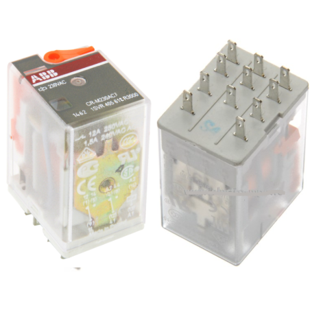 Abb CR-M230AC3 ,Bobin 220vac,Kontak 3A3K 10 Amper,Led,Kalın-11pin,Röle
