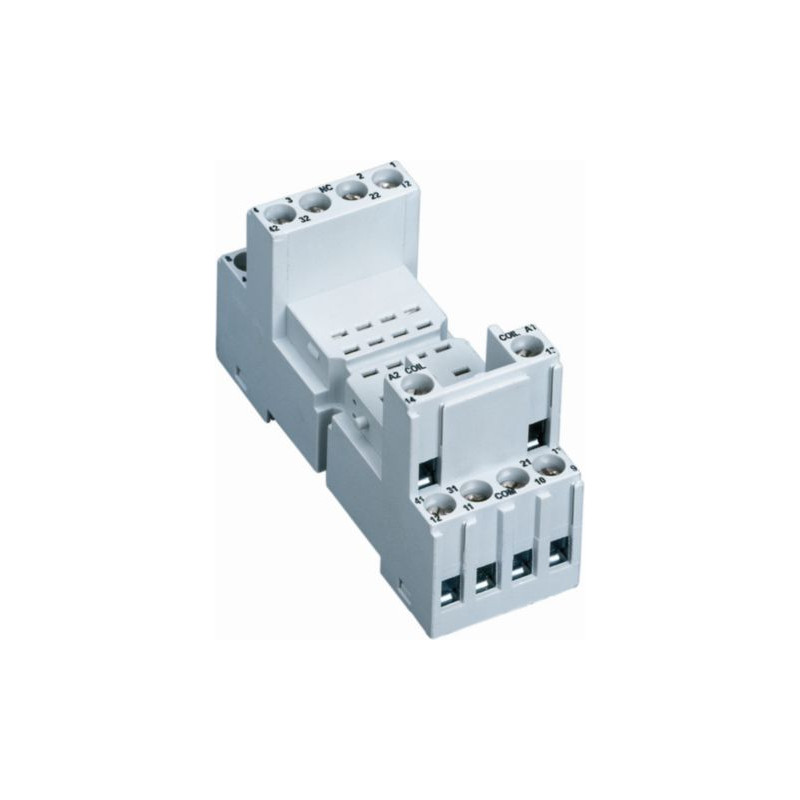 Abb CR-M4SS ,Kalın-14pin,Vidalı,Ray,Röle Soket