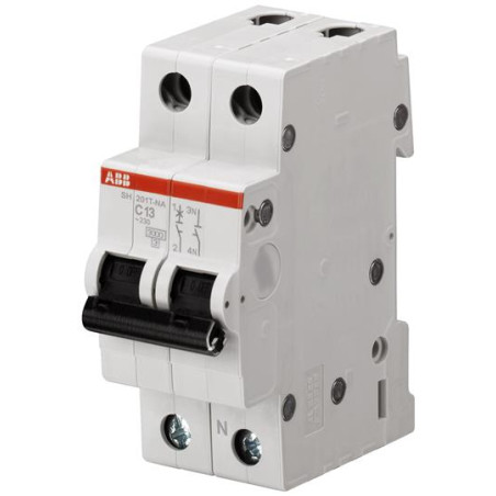 ABB SH201T-C25NA ,C-25A 3kA,2-Kutup,Ray Sigrta