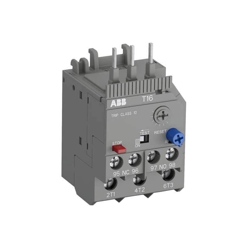 Abb T16-2.3 ,B6 BC6 AS,Kontaktör için,Ayar 1.7..2.3 Amper,Kontak-1A1K,Motor Termik