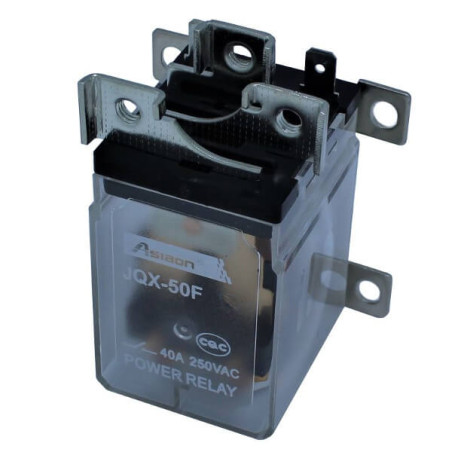 Asigon JQX-60F-1Z-DC24V ,Bobin 24vdc,Kontak 1A1K 60a,Vidalı-5pin,Röle