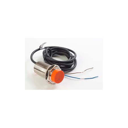 Autonics CR30-15DP ,Ebat M30x60mm,Ölçüm 15mm,Çıkış PNP-NO,Besleme 10v..30vdc,3-Kablo 2mt,Kapasitif Sensör