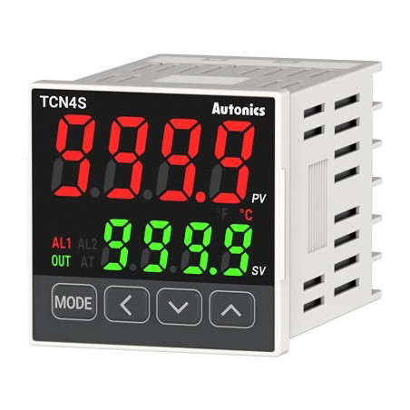 Autonics TCN4S-24R ,Ebat 48x48mm,Besleme 110v..220vac,Sensör PT100 TC,Çıkış Röle Ssr,Isı Kontrol Termostat