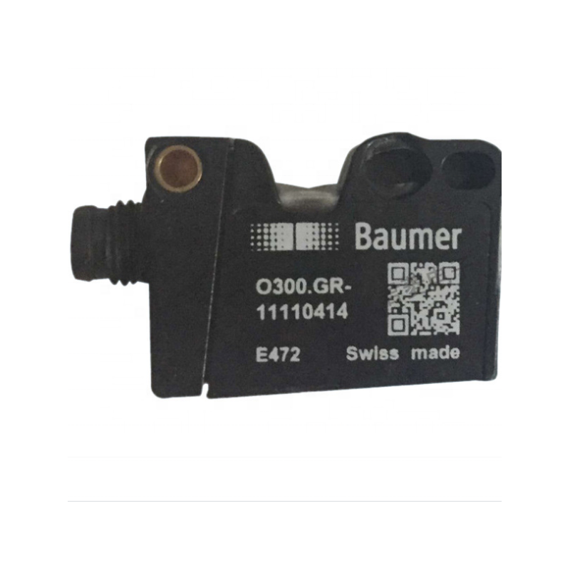 Baumer O300.GR-GW1T.72N ,Ebat 32x23x13mm,Ölçüm 30cm,Çıkış PNP-NO NC,Besleme 10v..30vdc,Soket M8 4pin,Cisim Fotosel