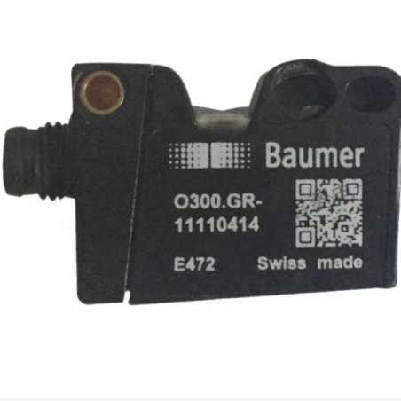 Baumer O300.GR-GW1T.72N ,Ebat 32x23x13mm,Ölçüm 30cm,Çıkış PNP-NO NC,Besleme 10v..30vdc,Soket M8 4pin,Cisim Fotosel