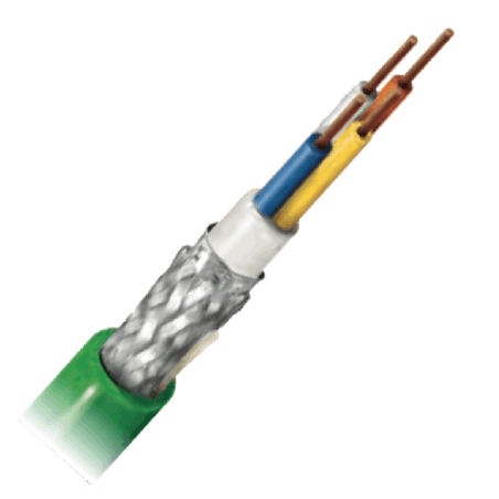 Birtaş 2YY st CY-2x2x0.22 ,Kesit 0.22mm ,4-Damar Tek Telli,Blendajlı ProfiNet Kablo