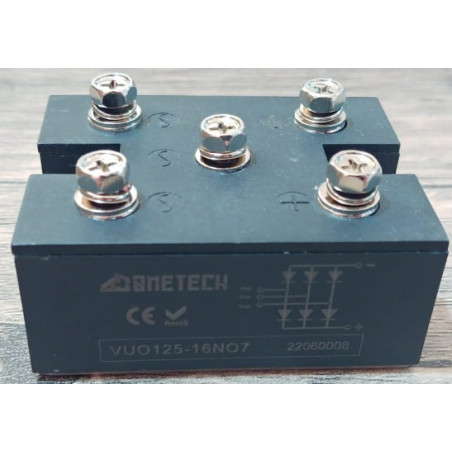 BmeTech VUO125-16NO7 ,1600v 125 Amper,3-Faz TriFaz,Köprü Diyot