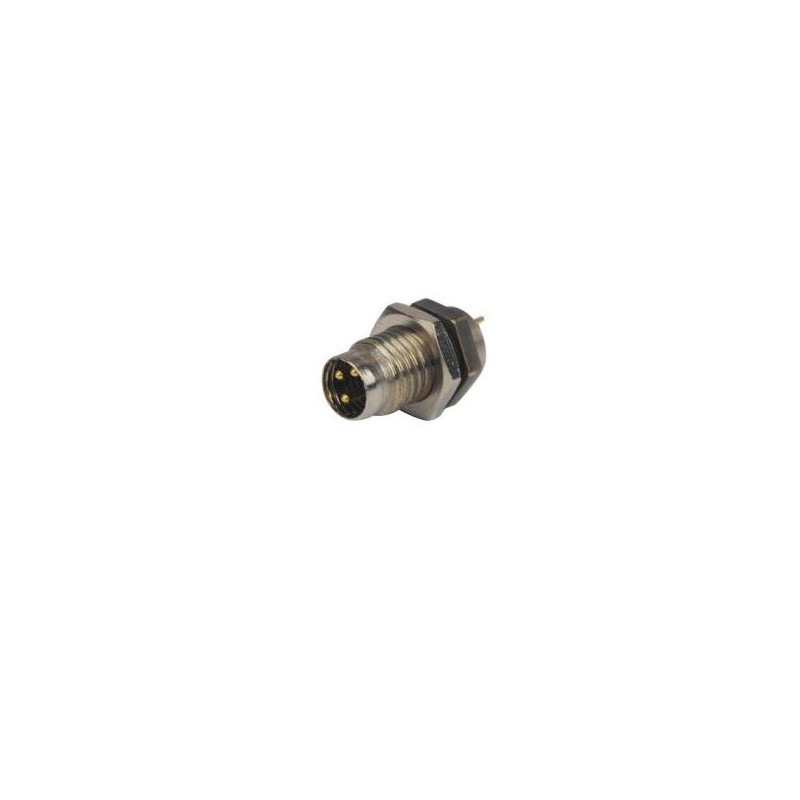 BrotConn M0803M-P ,M8 3pin,Düz Erkek,PCB Konnektör