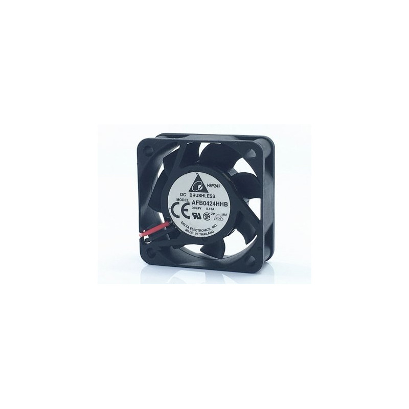 Delta AFB0424HHB ,Ebat 40x15mm,Besleme 24vdc 0.13A 2.2W,Hava 11-Cfm,2-Kablo Fan