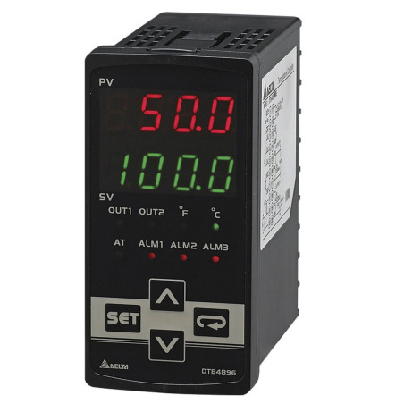 Delta DTB4896VR ,Ebat 48x96mm,Besleme 110v..220vac,Giriş UNIVERSAL,Çıkış SSR,RS485,Proses Kontrol