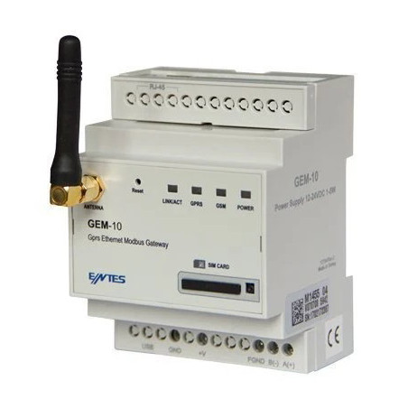 Entes GEMO-10-4G ,Ray Dın,Besleme 220vac,Gsm Gprs,Gateway