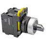 Gwest A5-20XS FU ,Montaj 22mm,3-Konum Kontak-2A,Siyah Yaylı,M22 Anahtar
