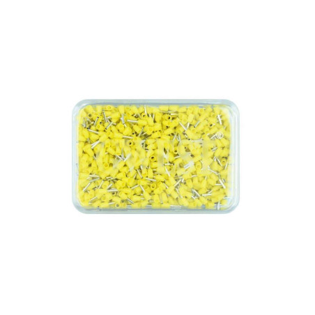 Gwest CYA-1.0 ,Kablo 2x1mm ,Renk Sarı,500-adet,Kablo Yüksük