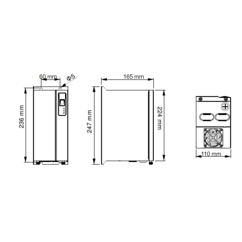 Inovance MDBUN-60-5T-INT ,110kw 750vdc 60 Amper,Fren Ünite