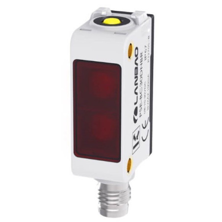 Lanbao PSET-BC100DPB-E3 ,Ebat 33x20x12mm,Ölçüm 100cm,Çıkış PNP-NO NC,Besleme 10v..30vdc,Soket M8 4pin,Cisim Fotosel