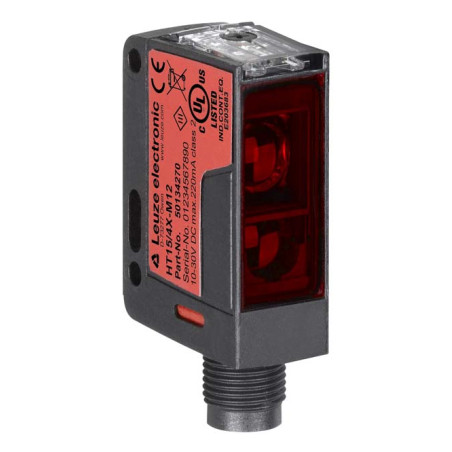 Leuze HT15 4X-M12 50134346 ,Ebat 43x30x15mm,Ölçüm 100cm,Çıkış PNP-NO,Soket M12 4pin,Cisim Fotosel