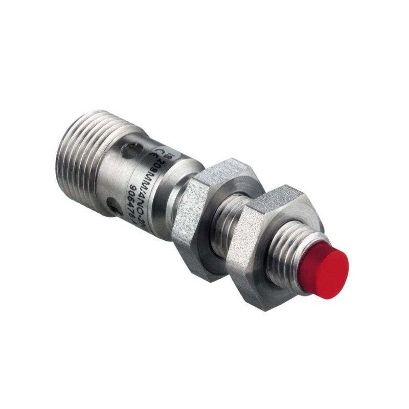 Leuze IS108MM 2NO-4NO-M12 50129862 ,Ebat M8x70mm,Ölçüm 4mm,Çıkış NPN-NO,Besleme 10v..30vdc,Soket M12 4pin,Endüktif Metal Sensör