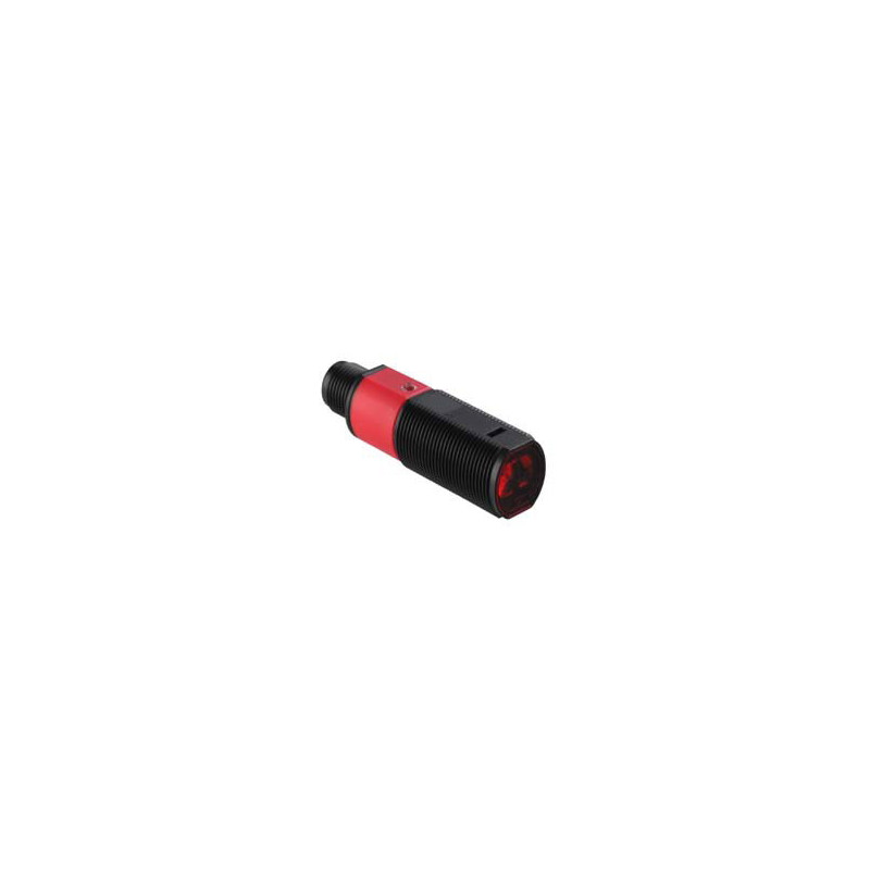 Leuze LE318B 4P-M12 50116847 ,Ebat M18x46mm,Ölçüm 15mt,Çıkış PNP-NO NC,Besleme 10v..30vdc,Soket M12 4pin,Alıcı,Karşılklı Fotosel