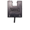 Mefa İF16-Y16-PK ,Ebat 54x42x15mm,Ölçüm 14mm,Çıkış PNP-NC,Besleme 10v..30vdc,3-Kablo 1mt,Çatal İplik Sensör
