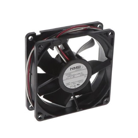 Nmb-Mat 08025SA-24N-EL-D0 ,Ebat 80x25mm,Besleme 24vdc 0.09A 2W,Hava 41-Cfm,3-Kablo Fan