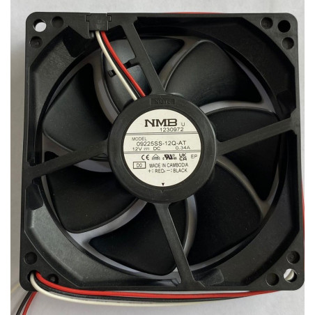 Nmb-Mat 09225SS-12Q-AT-D0 ,Ebat 92x25mm,Besleme 12vdc 0.34A 4W,Hava 65-Cfm,3-Kablo Fan