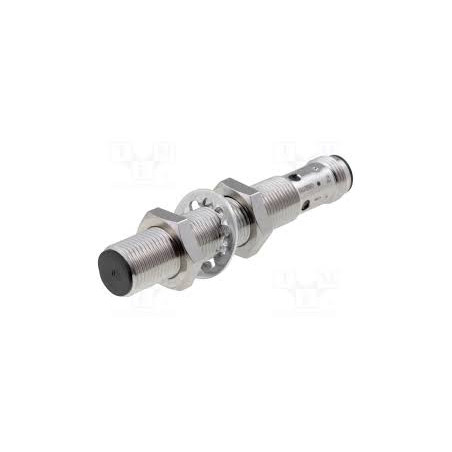 Omron E2B-M12LS04-M1-B1 ,Ebat M12x75mm,Ölçüm 4mm,Çıkış PNP-NO,Besleme 10v..30vdc,Soket M12 4pin,Endüktif Metal Sensör