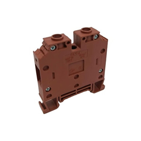 Onka MRK-2.5-KH 1010016 ,Renk Kahve,Kesit 2.5mm ,Vidalı Ray Klemens
