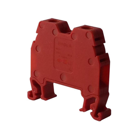 Onka MRK-2.5-KR 1010017 ,Renk Kırmızı,Kesit 2.5mm ,Vidalı Ray Klemens