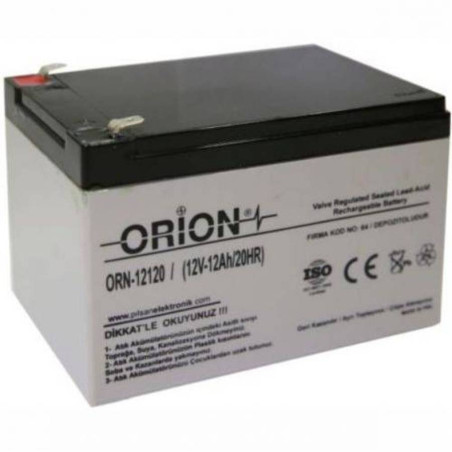 Orion ORN-12120 ,12v 12ah 151x98x95 mm Kuru Akü