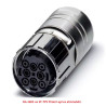 Phoenix SM-7ES1N8A8004 ,M40-8pin,Dişi Motor Soket Konnektör