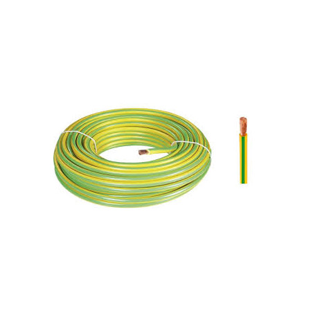 Seval H50V-K 0.50-SY ,Kesit 0.50mm ,1-Damar Çok Telli,SarıYeşil 1mt NYAF Kablo