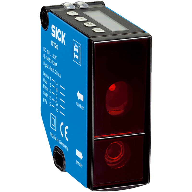 Sick DT20-P214B 1040012 ,Ölçüm 60cm,Ebat 73x54,5x24,5 ,Çıkış PNP-NO NC 4..20mA,Besleme 10v..30vdc,Soket M12 5pin,Cisim Mesafe Fo