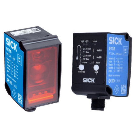 Sick DT35-B15251 1057652 ,Ebat 59x43x32mm,Ölçüm 5mt,Çıkış PNP-NO NC 0..10v 4..20mA,Besleme 10v..30vdc,Soket M12 5pin,Cisim Mesaf
