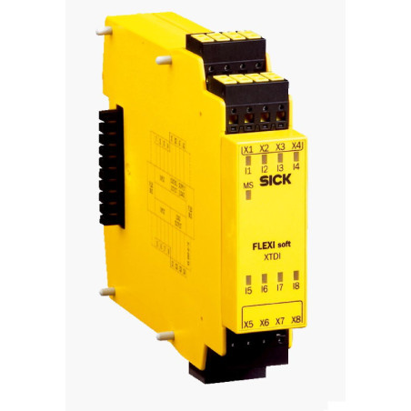 Sick FX3-XTDI80002 1044124 ,FlexiSoft,Besleme 24vdc,8-Giriş,Güvenlik Ek Modül