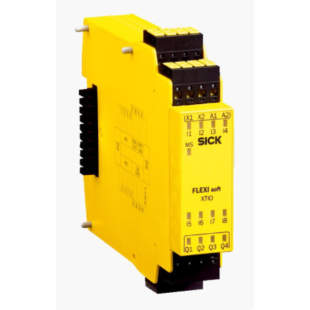 Sick FX3-XTIO84002 1044125 ,FlexiSoft,Besleme 24vdc,8-Giriş,4-PNP Çıkış,Güvenlik Ek Modül