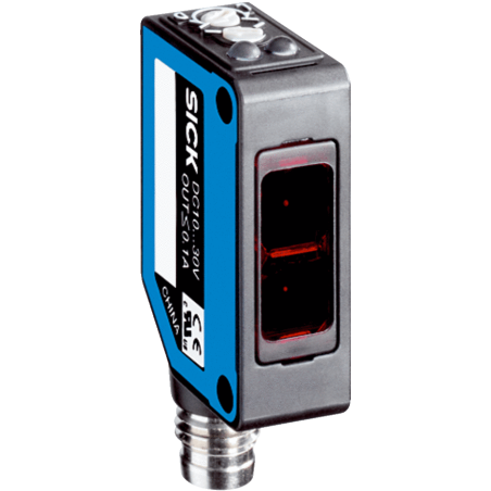 Sick WL100-N1439 6026064 ,Ebat 31x20x11mm,Ölçüm 6mt,Çıkış NPN-NO,Besleme 10v..30vdc,Soket M8 3pin,Reflektör Fotosel