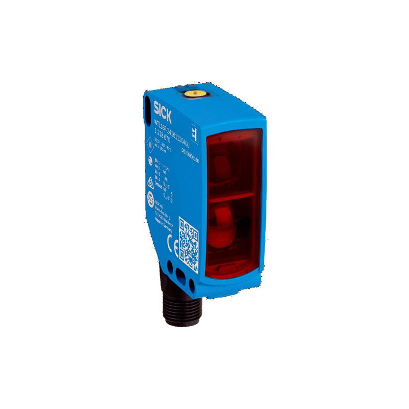 Sick WTB16P-24161120A00 1218626 ,Ebat 56x42x20mm,Ölçüm 100cm,Çıkış PNP NPN-NO NC,Besleme 10v..30vdc,Soket M12 4pin,Cisim Fotosel