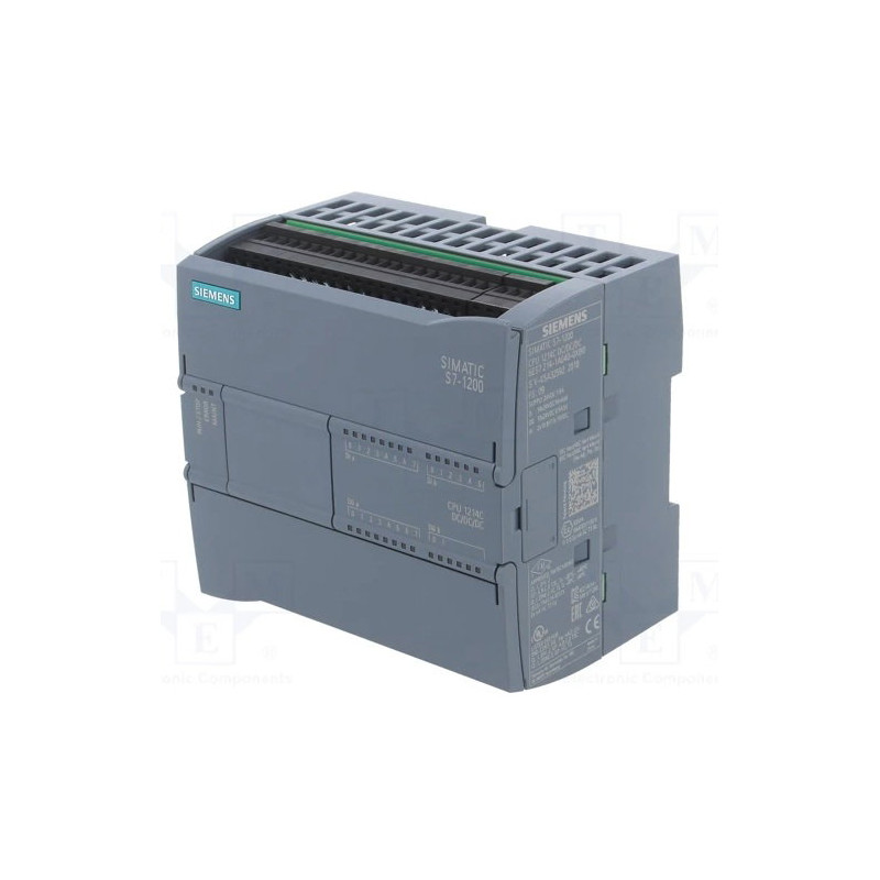 Siemens CPU1214C ,S7-1200 DC DC DC,Besleme 24vdc,Giriş 14-Dijital 2-Analog,Çıkış 10-PNP,Plc Cpu Modül