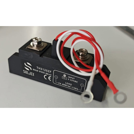 Soljex TH3120ZF ,Güç 1x480vac 120 Amper,Kontrol 3v..30vdc,1-Faz,Dc-Ac,Solid State Röle