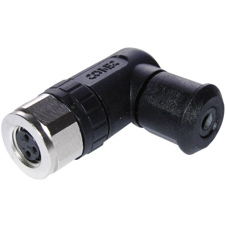 Zhong M8PG-3D ,Açılı Seyyar,M8 3pin Dişi,Soket Konnektör