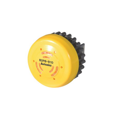 Autonics B2PB-B1D-R ,Besleme 24vdc,Sarı-24vdc,Ses 60dB,Sürekli Buzzer Siren